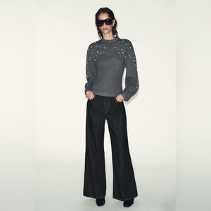 Sold NWT Zara SOFT PEARL SWEATER